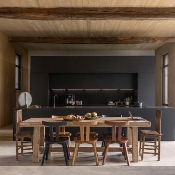 Cuisine design noire epure 1