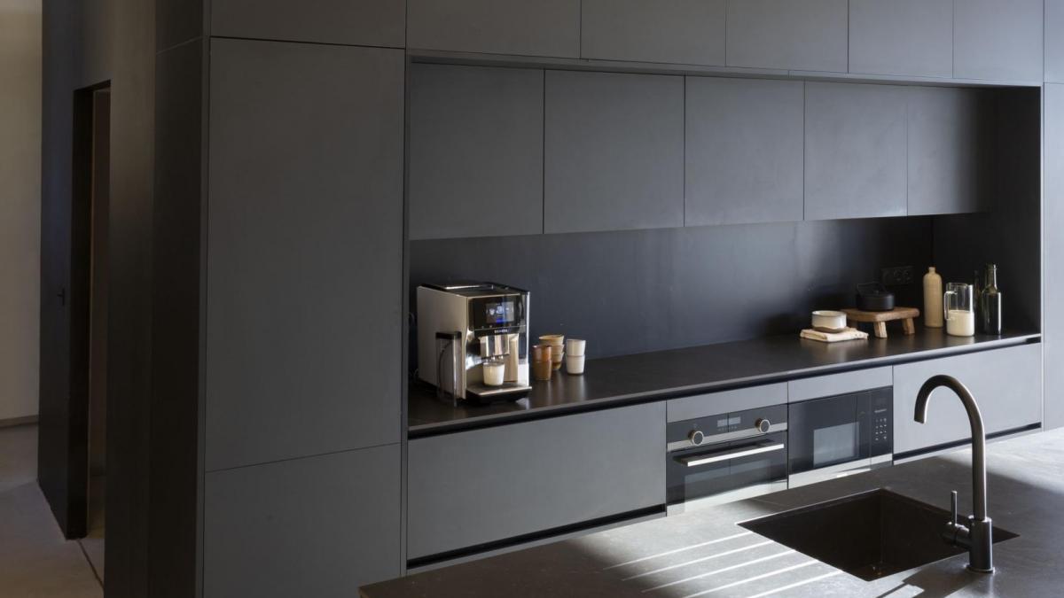 Cuisiniste paris cuisine noire cube